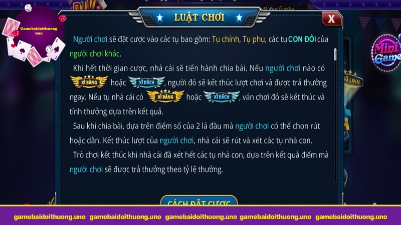 Cách chơi đơn giản, dễ học