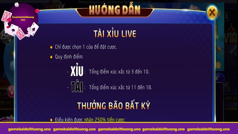 Luật chơi cập nhật chi tiết