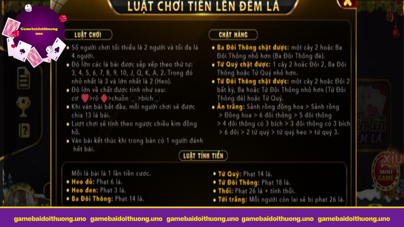 Luật chơi độc đáo