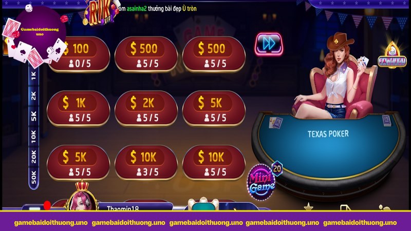 Những bàn poker đầy hấp dẫn