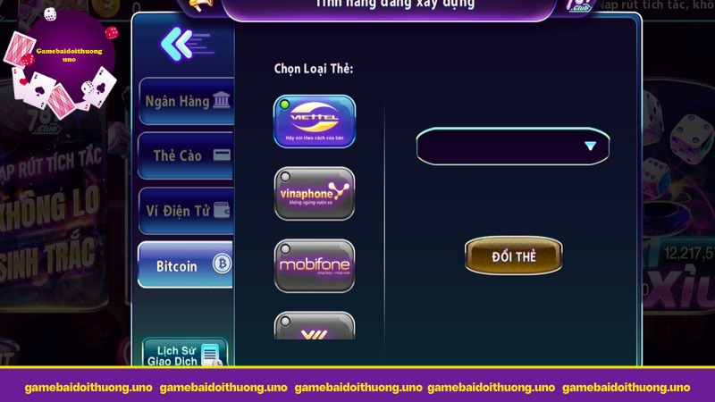 Rút tiền qua Bitcoin tại 789Club là một phương thức hiện đại