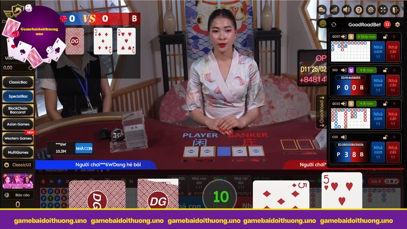 Theo dõi trọn mọi khoảnh khắc game Baccarat