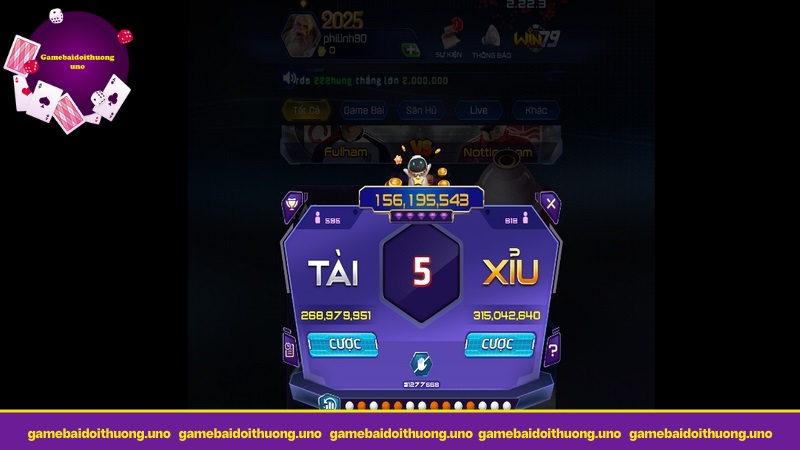 Tài xỉu WIN79 nổi bật với đồ họa đẹp